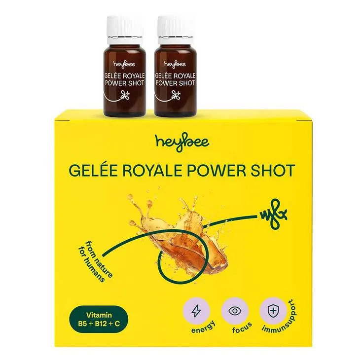 Heybee Gelee Royale Power SHOT Trinkampullen, 10X12 ml