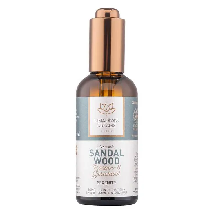 Himalayas Dreams Ayurveda Körper & Gesichtsöl Sandalwood, 100 ml
