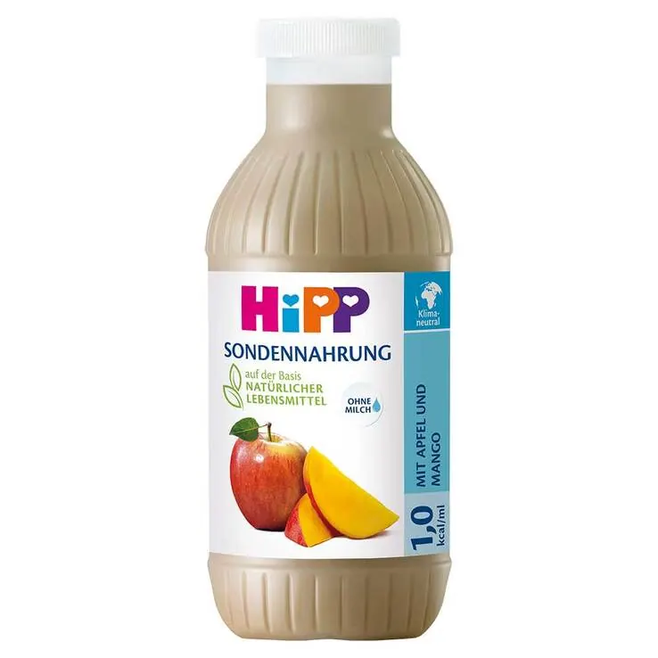 Hipp Sondennahrung Apfel-Mango Kunststoff Fl., 12X500 ml