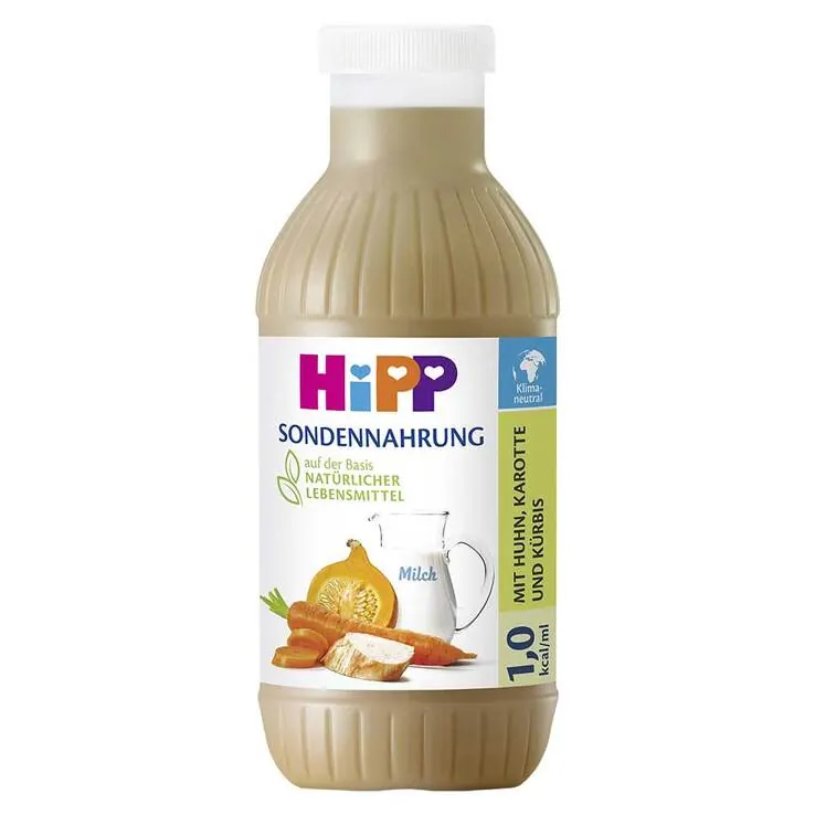 Hipp Sondennahrung Huhn Karotte & Kürbis Kunststoff Fl., 12X500 ml
