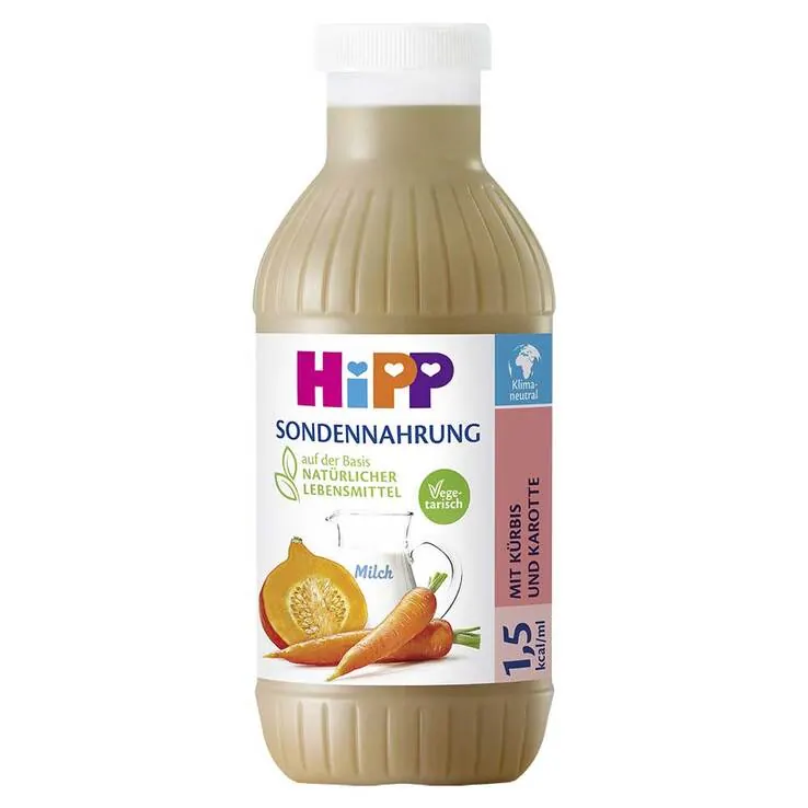 Hipp Sondennahrung Kürbis & Karotte Kunststoff Fl., 12X500 ml