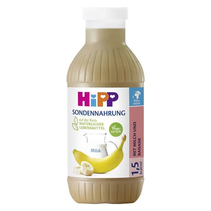 Hipp Sondennahrung Milch Banane hochkalor., 12X500 ml