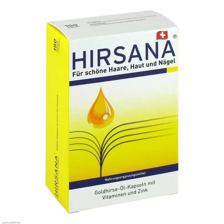 Hirsana Goldhirse Öl Kapseln, 150 St