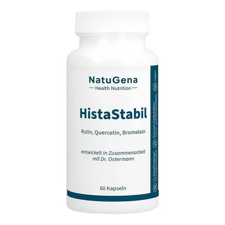 Histastabil Rutin Quercetin Bromelain vegan Kapseln , 60 St