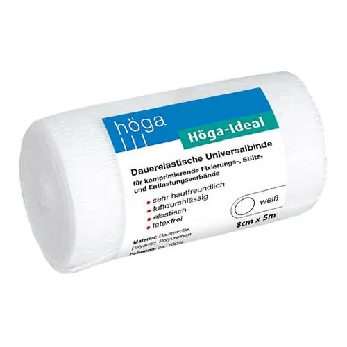 Höga-Ideal Binde 8 cmx5 m weiß, 1 St