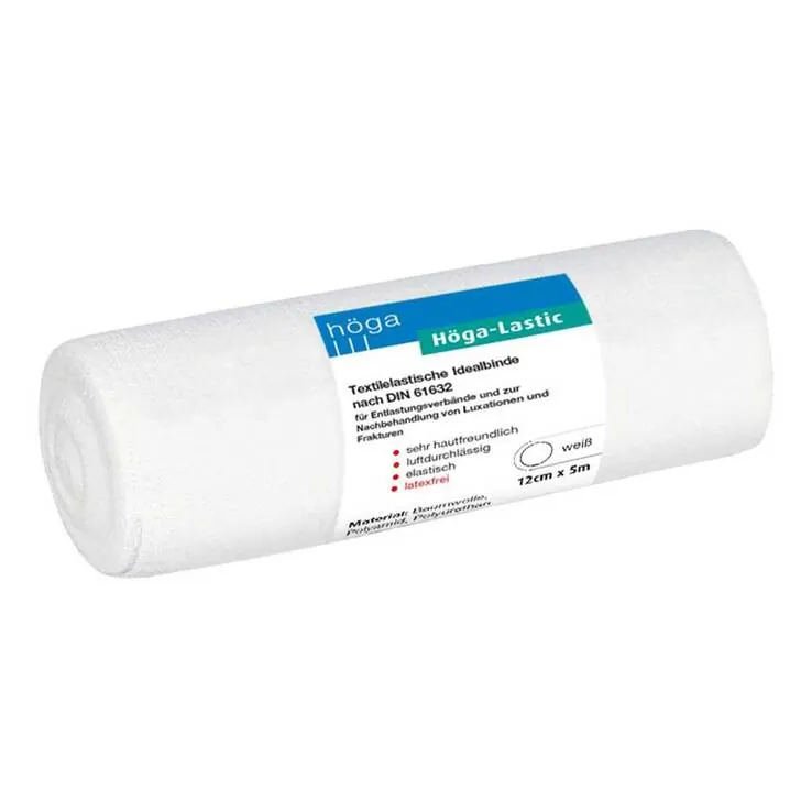 Höga Lastic Idealbinde 12cmx5m mit Cellophan, 1 St