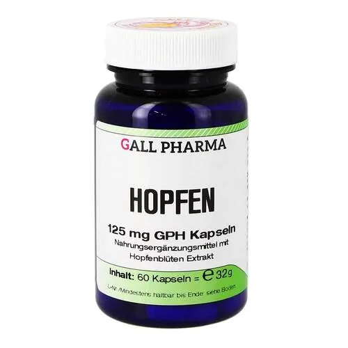 Hopfen 125 mg Gph Kapseln, 60 St