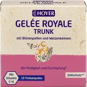 HOYERGeleeRoyale+Blütenpollen+Weizenk.Trinkamp.10Stück