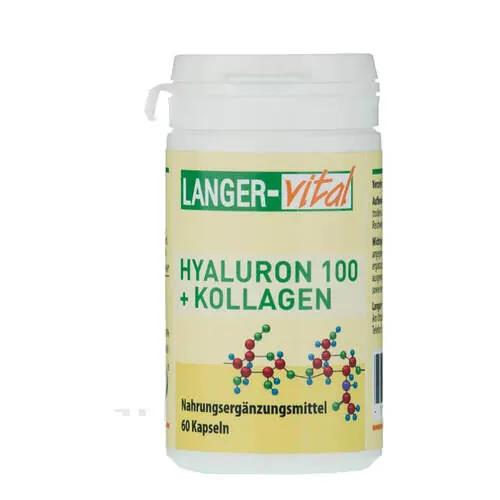HYALURON 100+Kollagen 250 Kapseln, 60 St