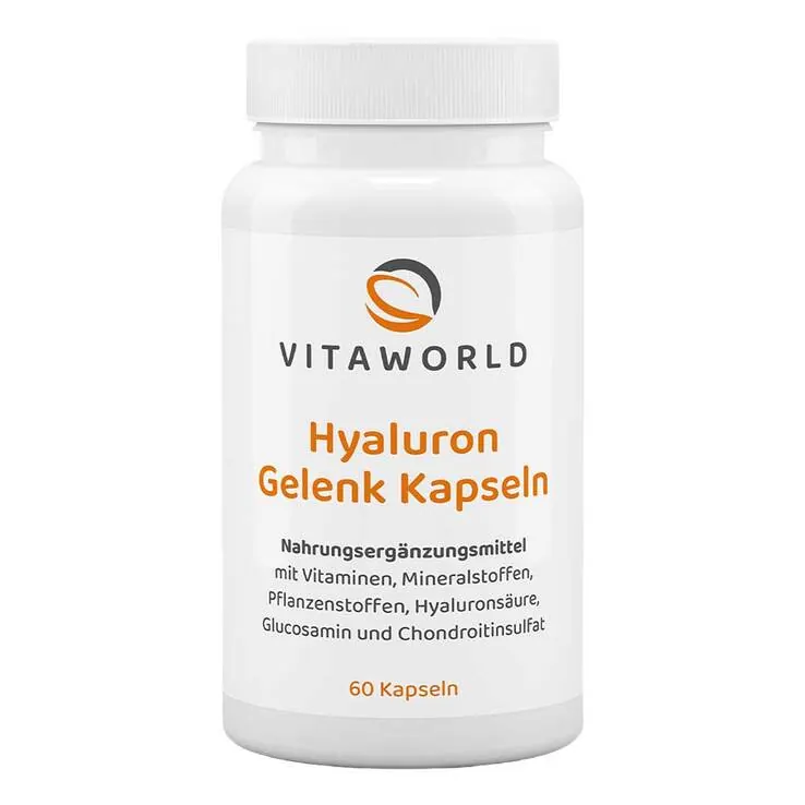 Hyaluron Gelenk Kapseln Vita World, 60 St