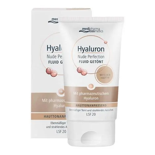 Hyaluron Nude Perfect.Fluid getö.mitt.HT Lsf 20, 50 ml