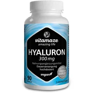 HYALURONSÄURE300mghochdosiertveganKapseln90Stück