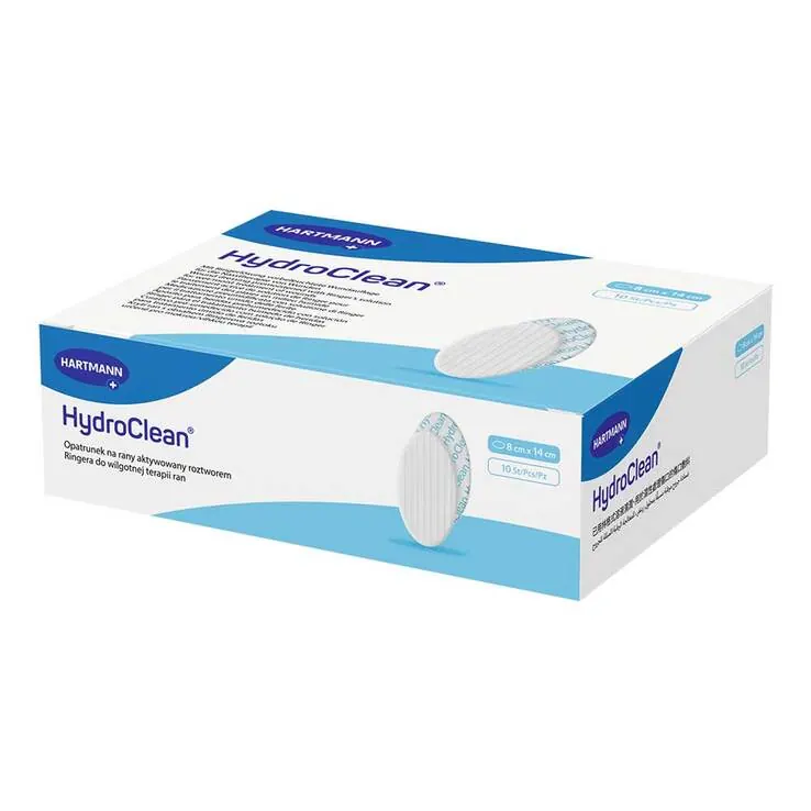 Hydroclean Kompressen 8x14 cm oval steril, 10 St
