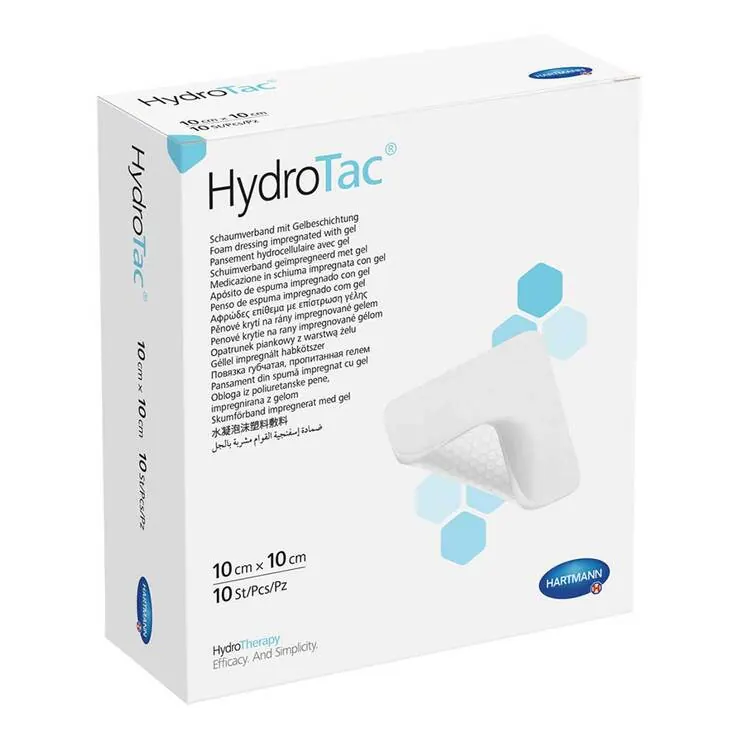 Hydrotac Schaumverband 6 cm rund steril, 10 St
