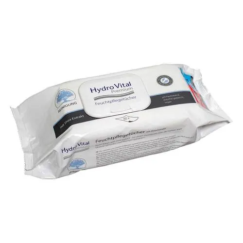 HYDROVITAL Premium Feuchtpflegetücher mit Shea, 80 St