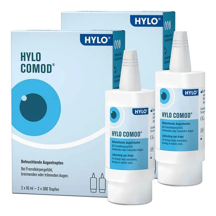 HYLO COMOD Augentropfen , 2x 2x10 ml