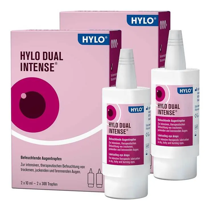 Hylo Dual INTENSE® Augentropfen , 2x2x10 ml
