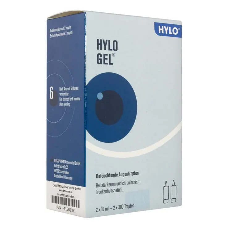 HYLO-GEL Augentropfen, 2X10 ml