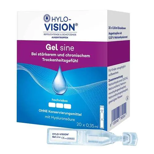 Hylo-Vision Gel sine Einzeldosispipetten, 20X0.35 ml