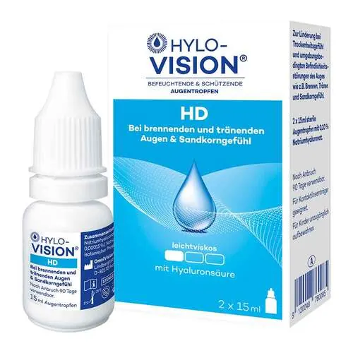 Hylo-Vision HD Augentropfen, 2X15 ml