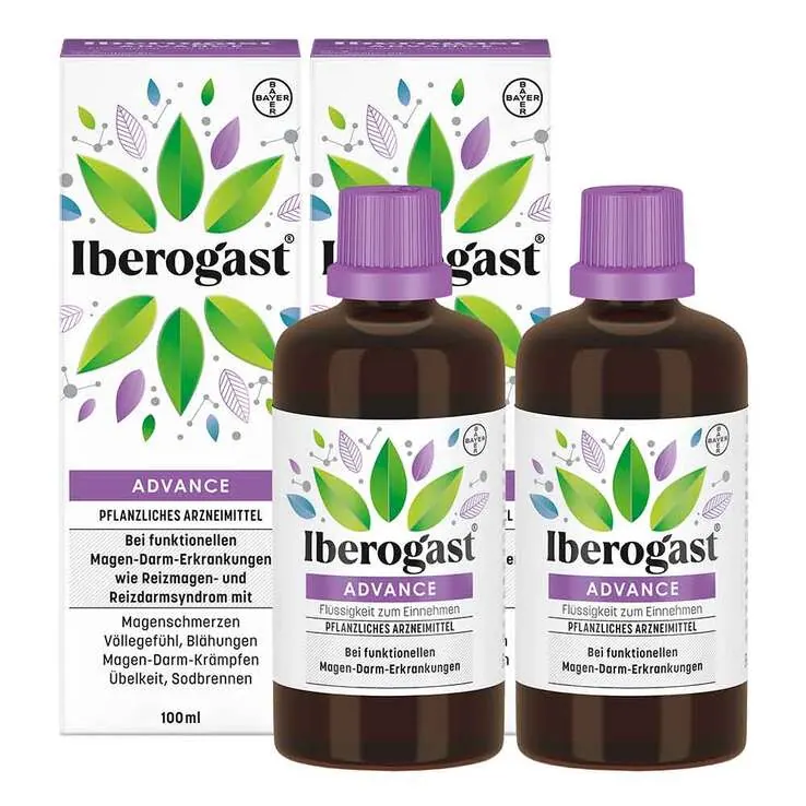 Iberogast ADVANCE Flüssigkeit zum Einnehmen, 2x100 ml