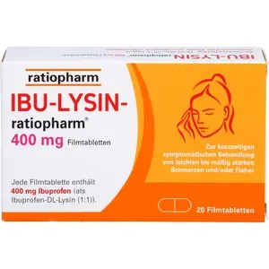 IBU-LYSIN-ratiopharm400mgFilmtabletten20St