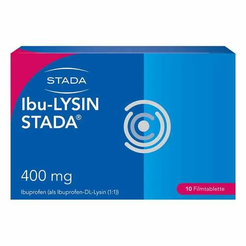Ibu-Lysin Stada 400 mg Filmtabletten, 10 St