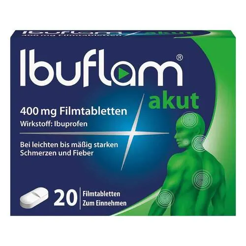Ibuflam akut 400 mg Filmtabletten, 20 St