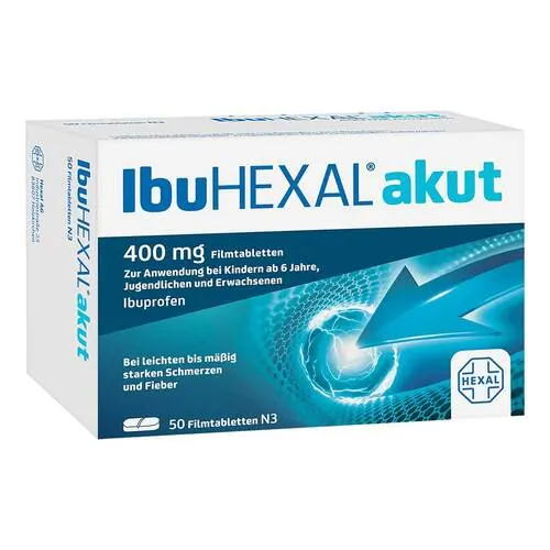 Ibuhexal akut 400 Filmtabletten, 50 St