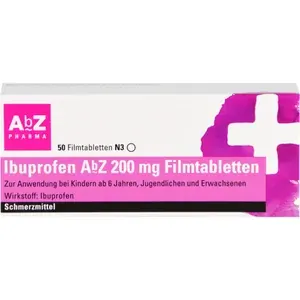 IBUPROFENAbZ200mgFilmtabletten50St