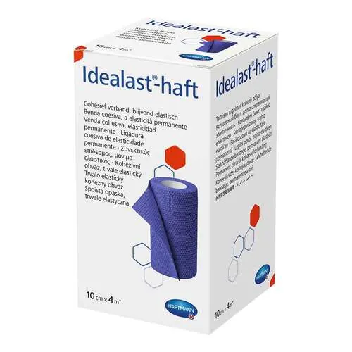 Idealast-haft color Binde 10 cmx4 m blau, 1 St