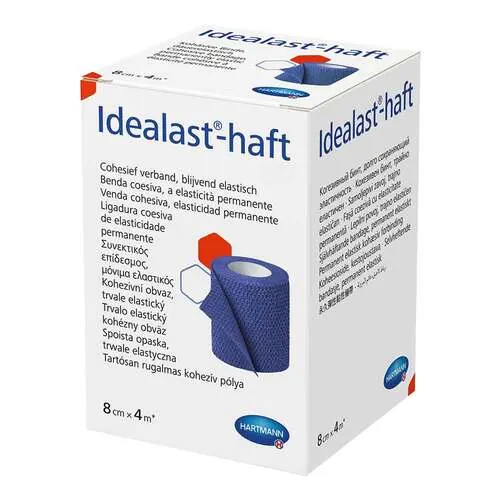 Idealast-haft color Binde 8 cmx4 m blau, 1 St