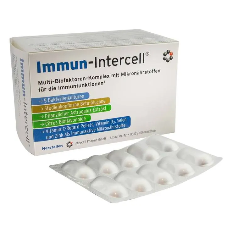 Immun Intercell Hartkapseln mit magensaftresistent überzogene Pellets, 90 St
