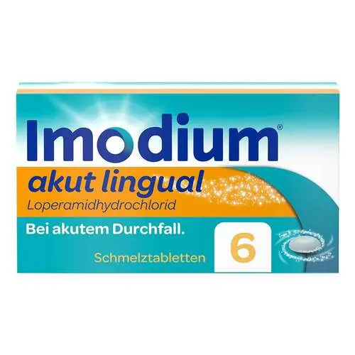 Imodium akut lingual Schmelztabletten, 6 St