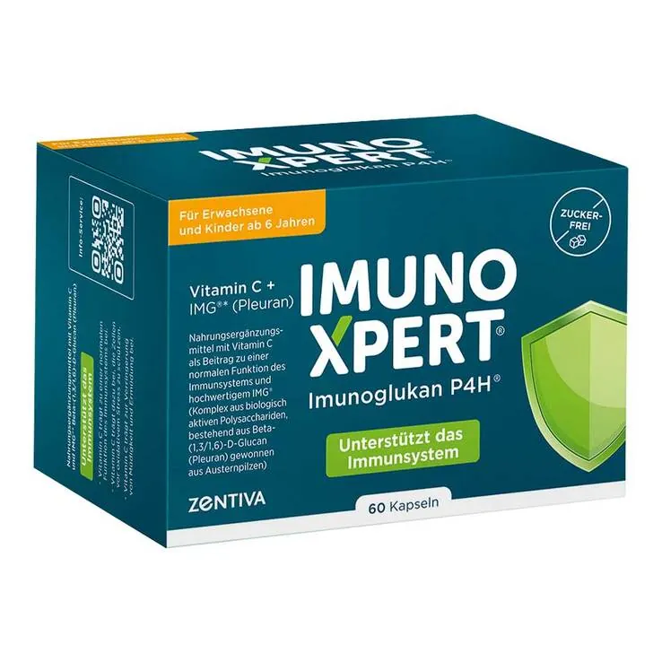 Imunoxpert Vitamin C + Beta-Glucan Kapseln, 60 St