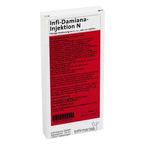 Infi Damiana Injektion N, 10X1 ml