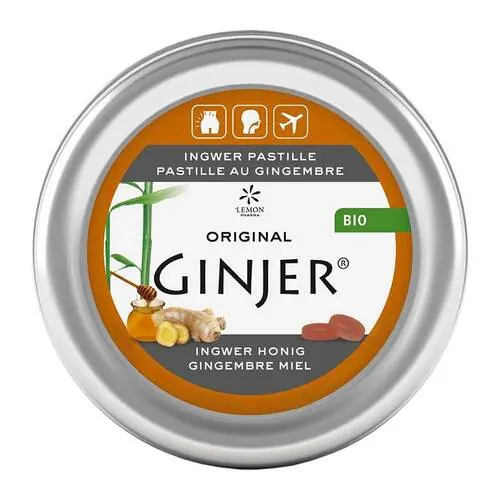 Ingwer Ginjer Pastillen Bio Honig, 40 g