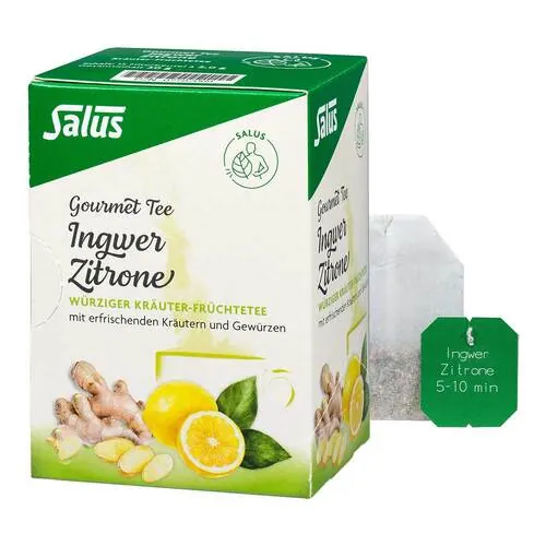 Ingwer Zitrone Tee Salus Filterbeutel, 15 St