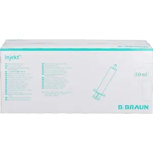 INJEKTSoloSpritze20mlLuerexzentrischPVC-fr.100X20ml