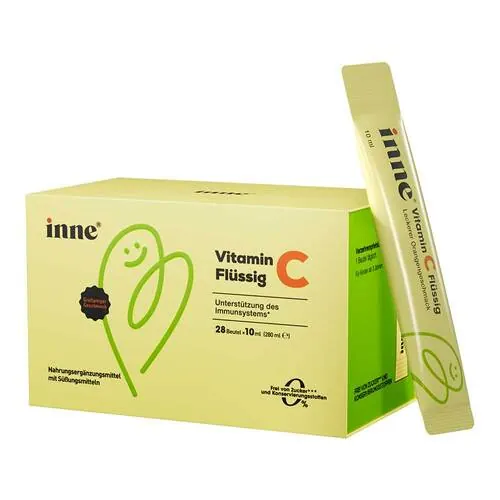 Inne Vitamin C flüssig Beutel, 28X10 ml