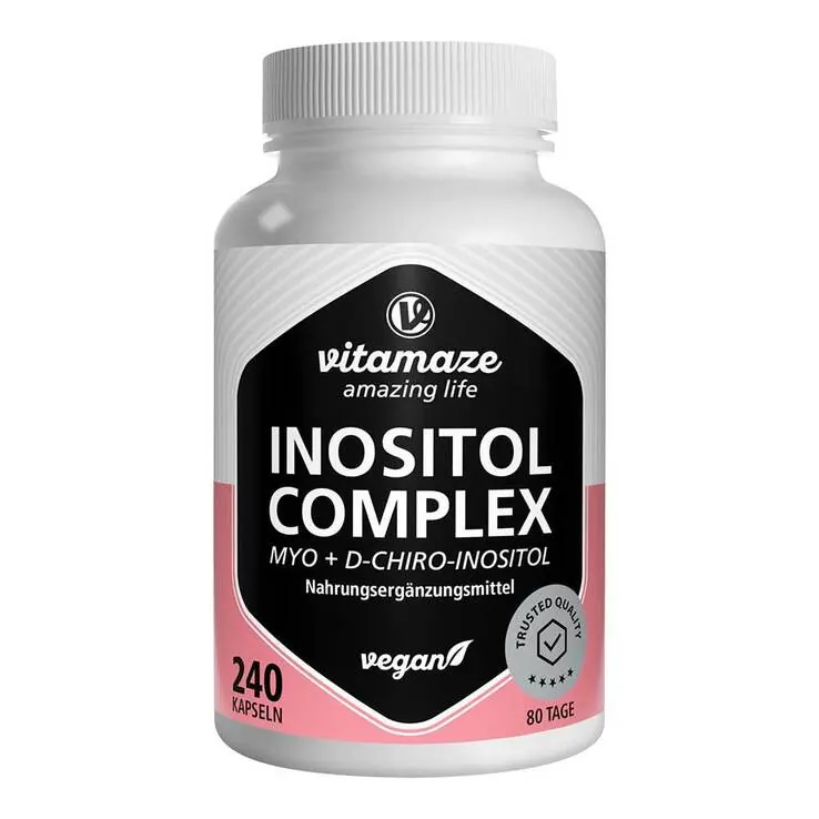 Inositol Komplex Chromium + Vitamin B6+Folsäure Kapseln , 240 St