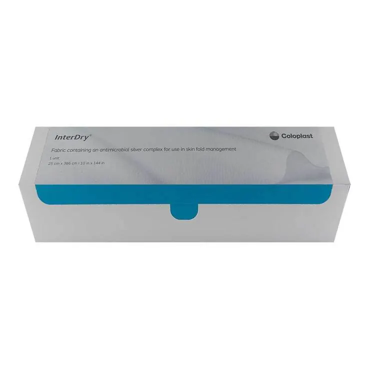 Interdry Textilstoff mit Silber 25x366 cm Rolle, 1 St
