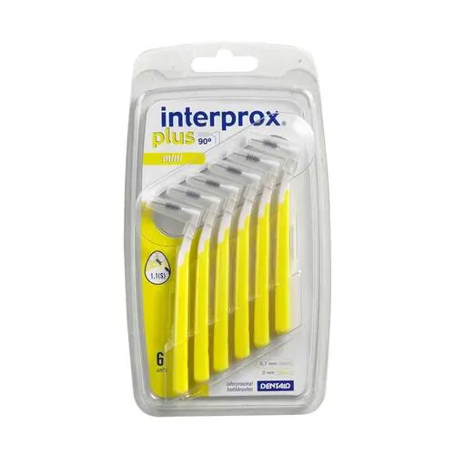 Interprox plus mini gelb Interdentalbürste, 6 St