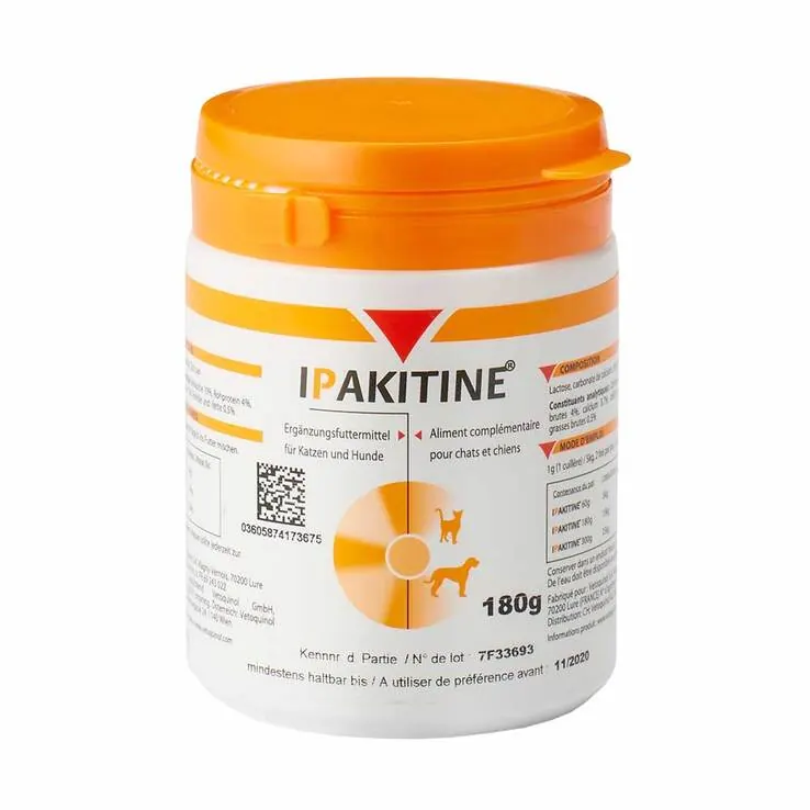 Ipakitine Ergänzungsfutterm.Pulver für Hunde / Katzen, 180 g