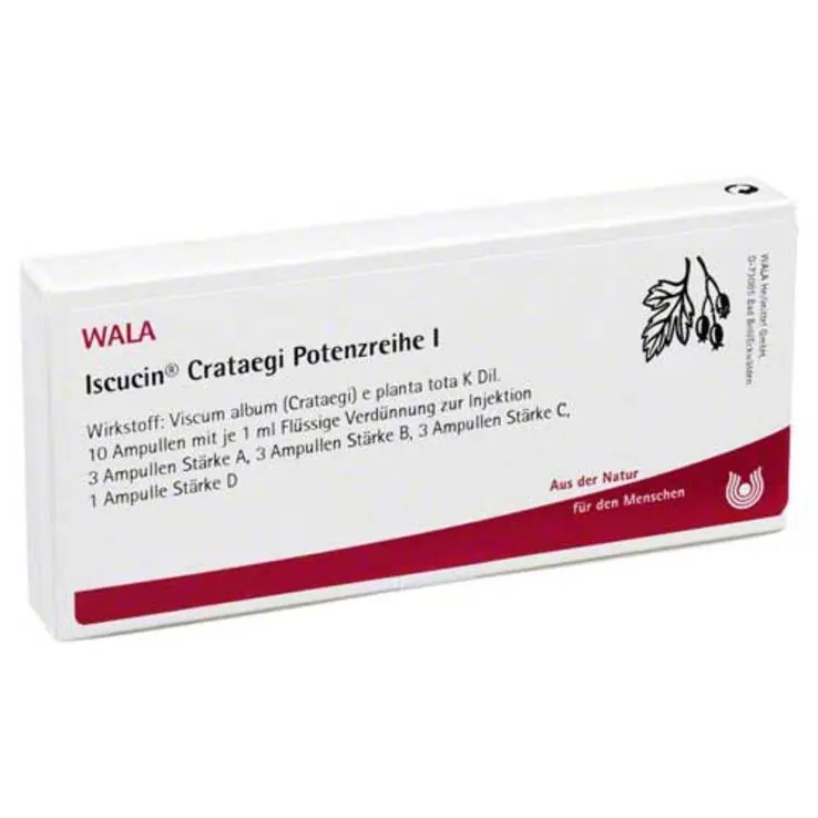 Iscucin Crataegi Potenzreihe I Ampullen, 10X1 ml