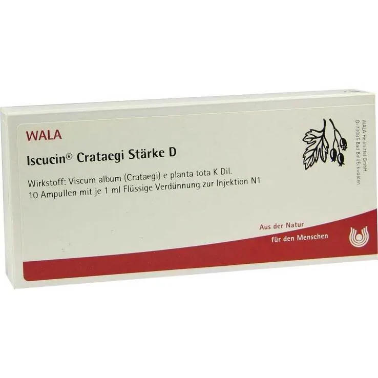 Iscucin Crataegi Stärke D Ampullen, 10X1 ml
