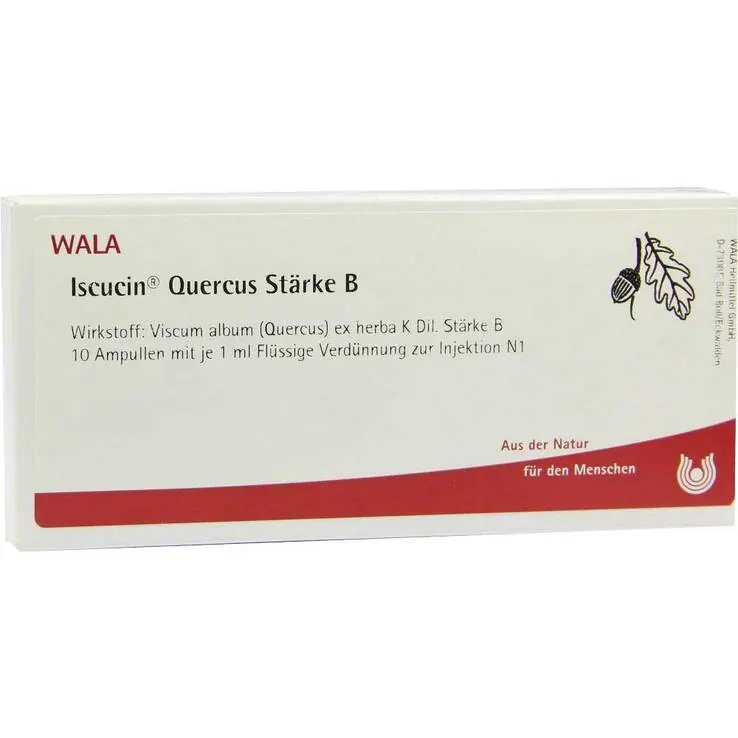 Iscucin Quercus Stärke B Ampullen, 10X1 ml