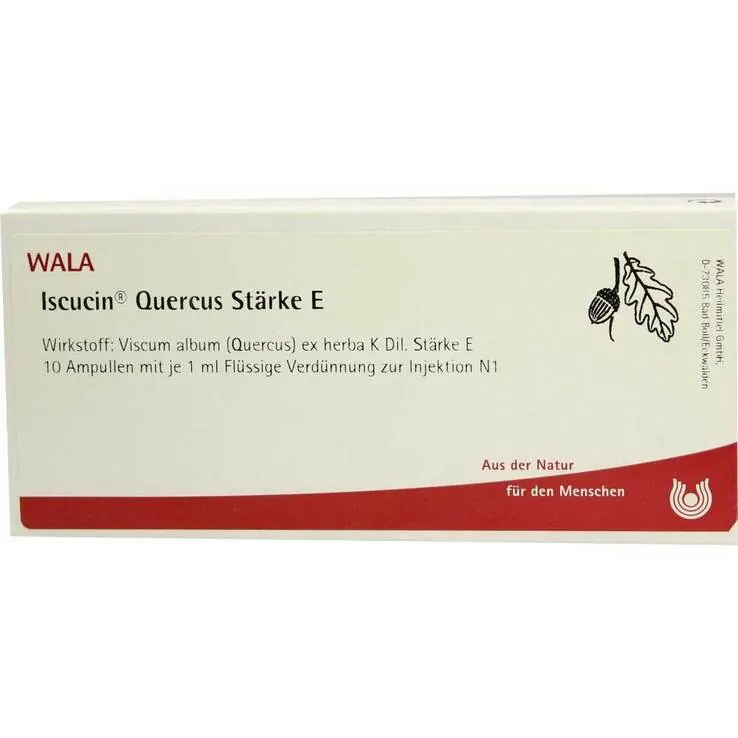 Iscucin Quercus Stärke E Ampullen, 10X1 ml