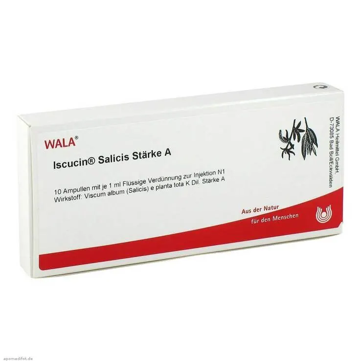 Iscucin Salicis Stärke A Ampullen, 10X1 ml