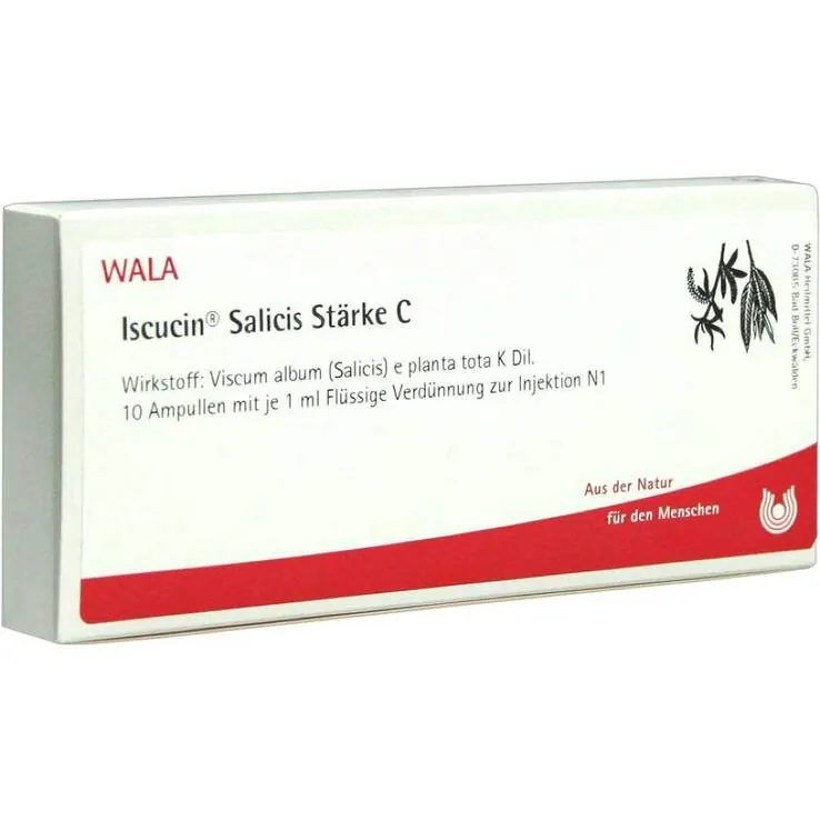 Iscucin Salicis Stärke C Ampullen, 10X1 ml